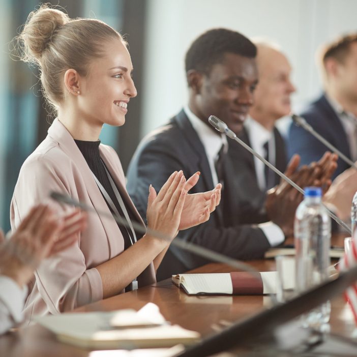 Successful business conference Organizzazione eventi